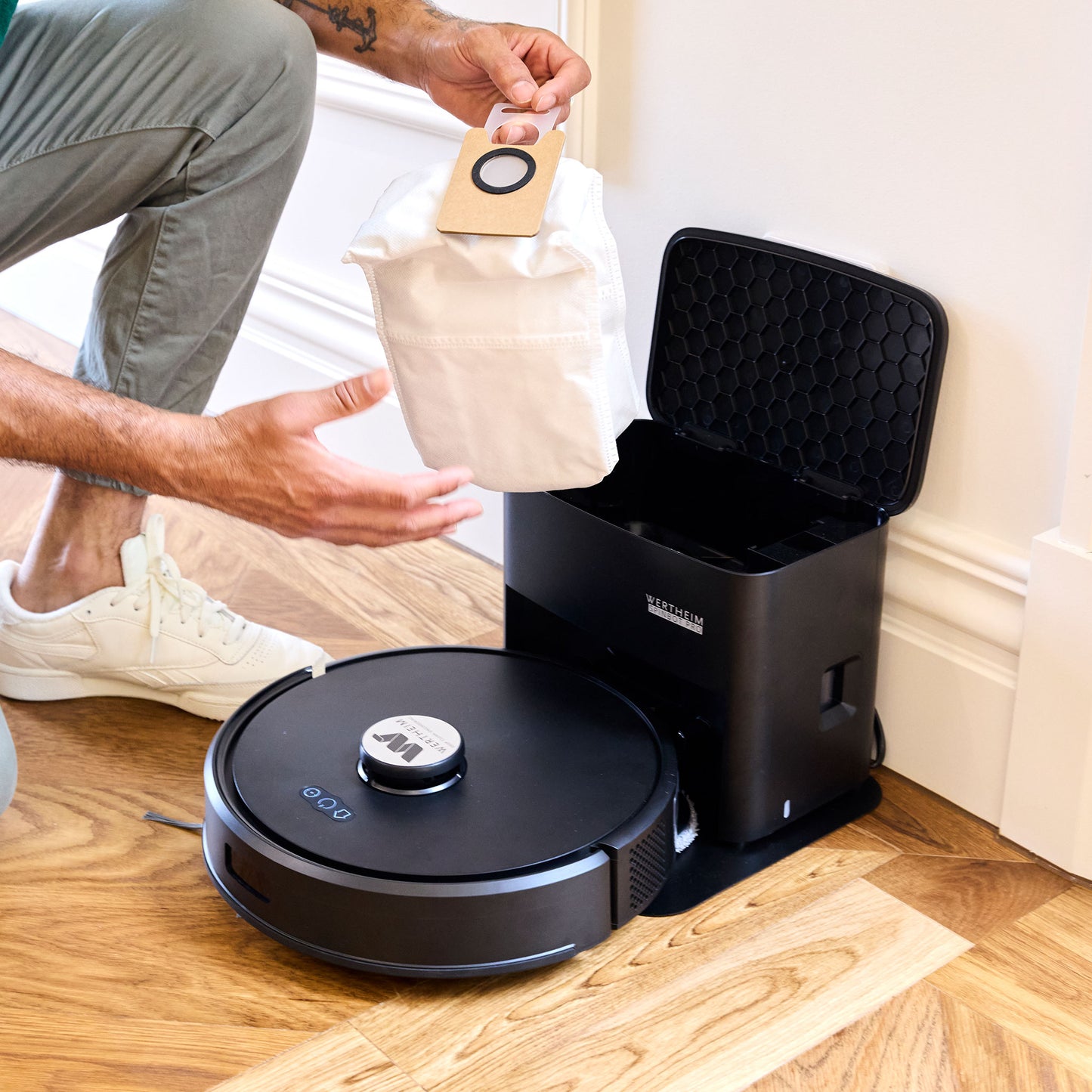 Wertheim SpinBot Pro Robot Vacuum Cleaner with Auto Empty Station