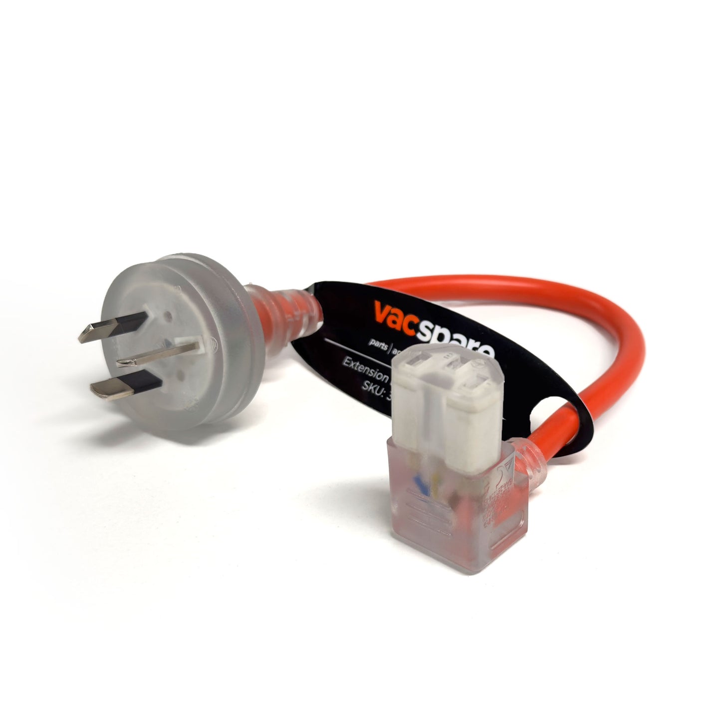 Vacspare IEC Extension Cord with Plug (300mm Length)