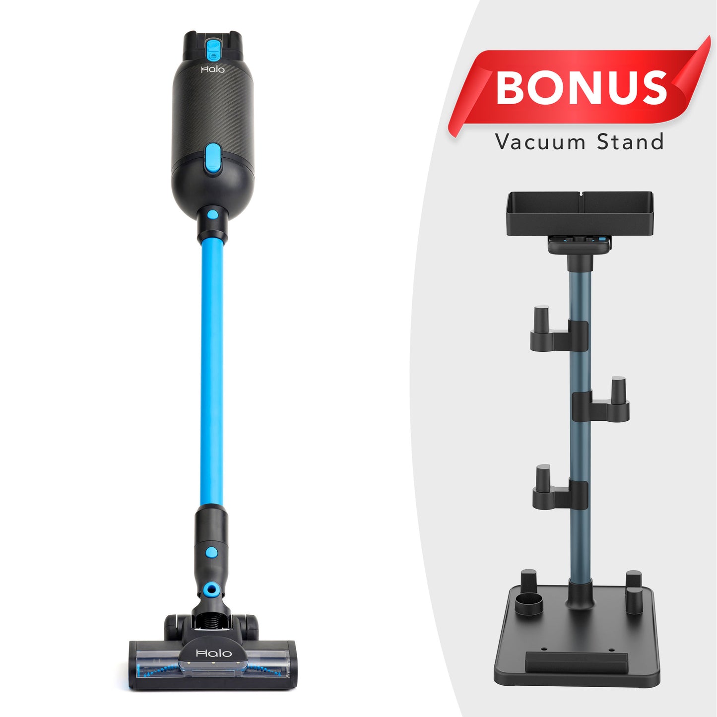 Halo Capsule X Commercial Stick Vacuum Cleaner with a BONUS vacuum stand