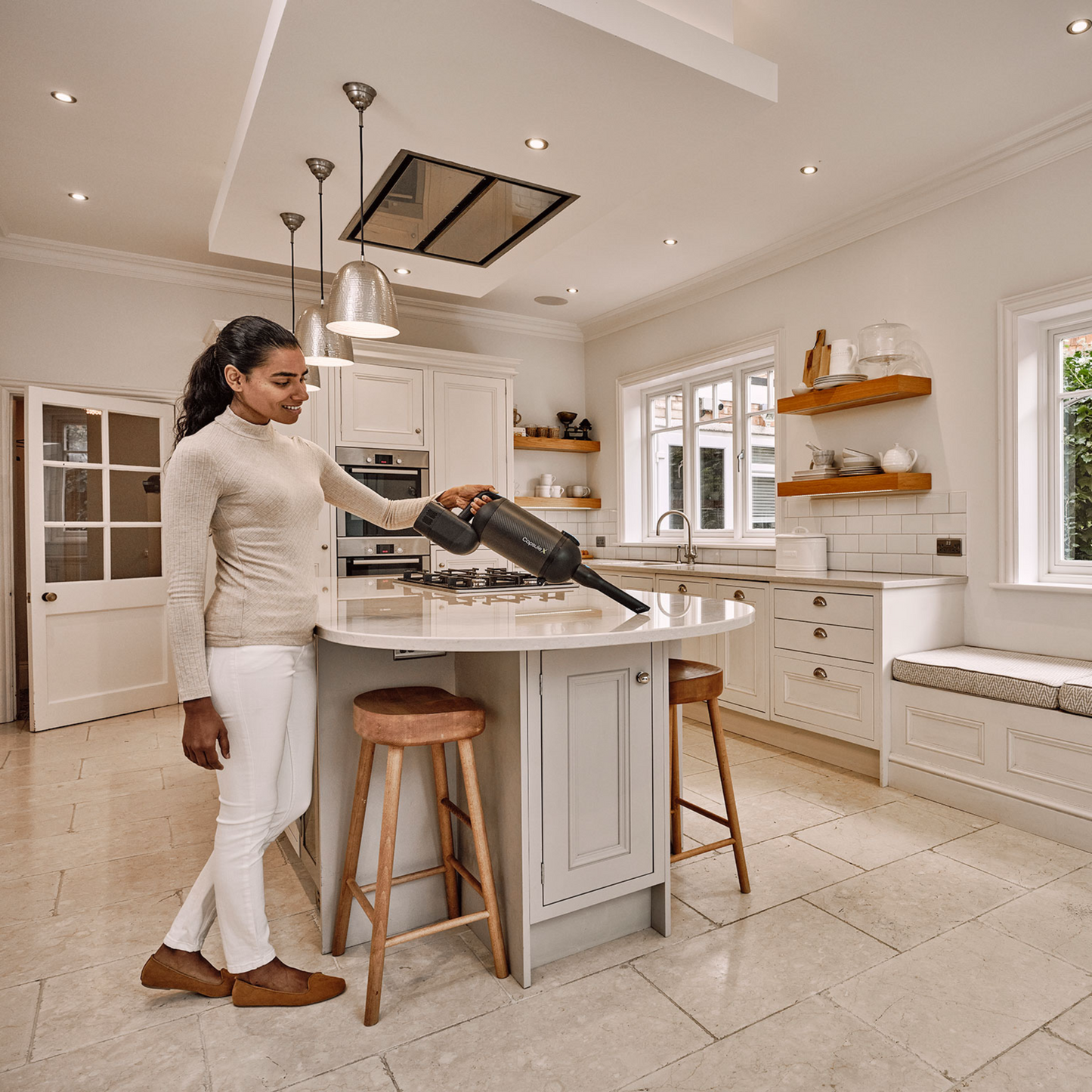 Halo Capsule X Commercial Stick Vacuum Cleaner with a BONUS vacuum stand