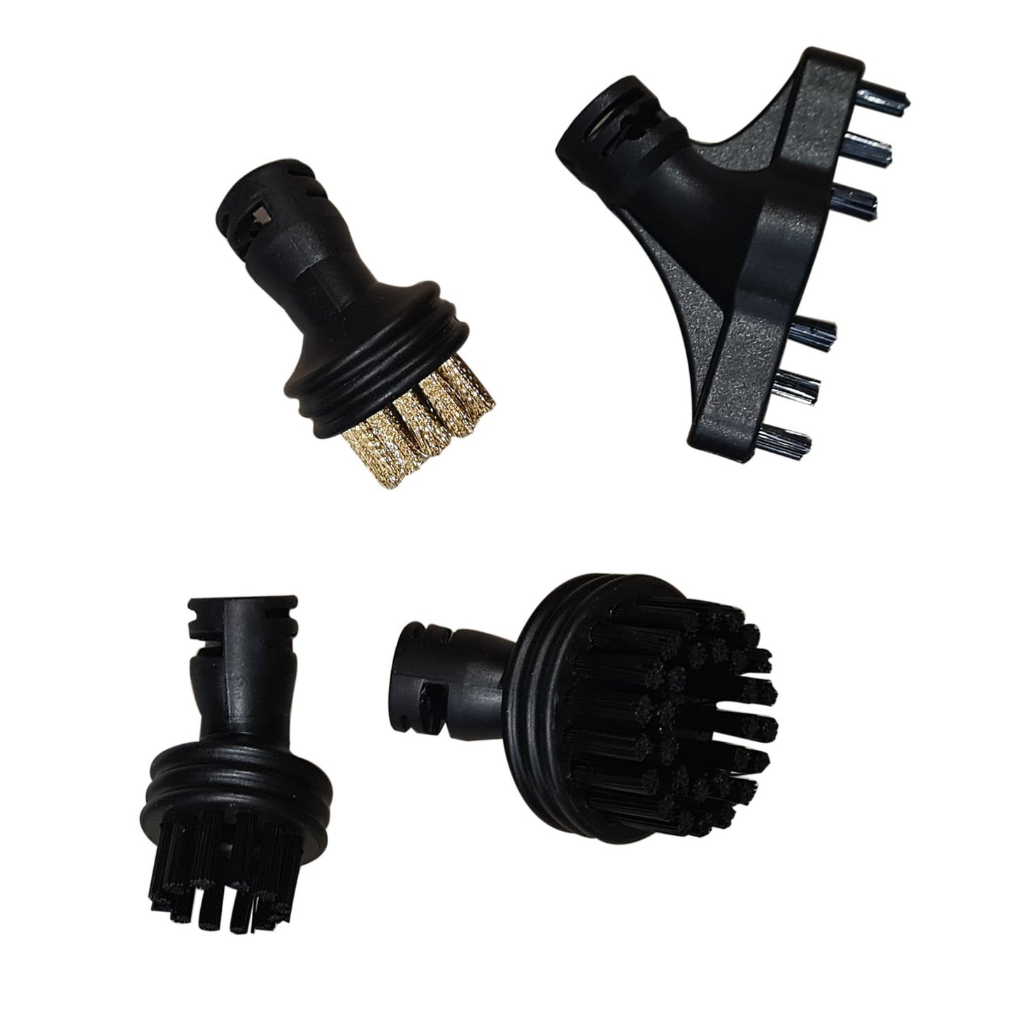 Wertheim Dual Steam Plus 4-Piece Brush Accessory Set