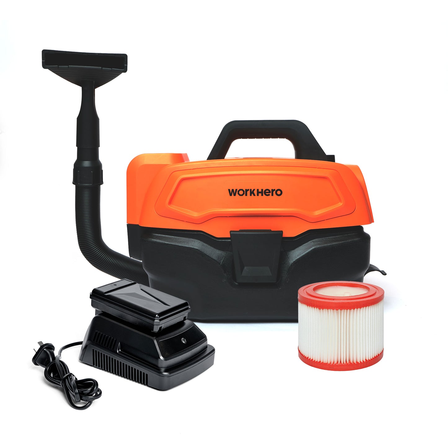 [Bundle Offer] i-Vac iGo Lithium Cordless Spot Cleaner & Work Hero Tradie Wet & Dry Portable Battery Vacuum with Blower Function