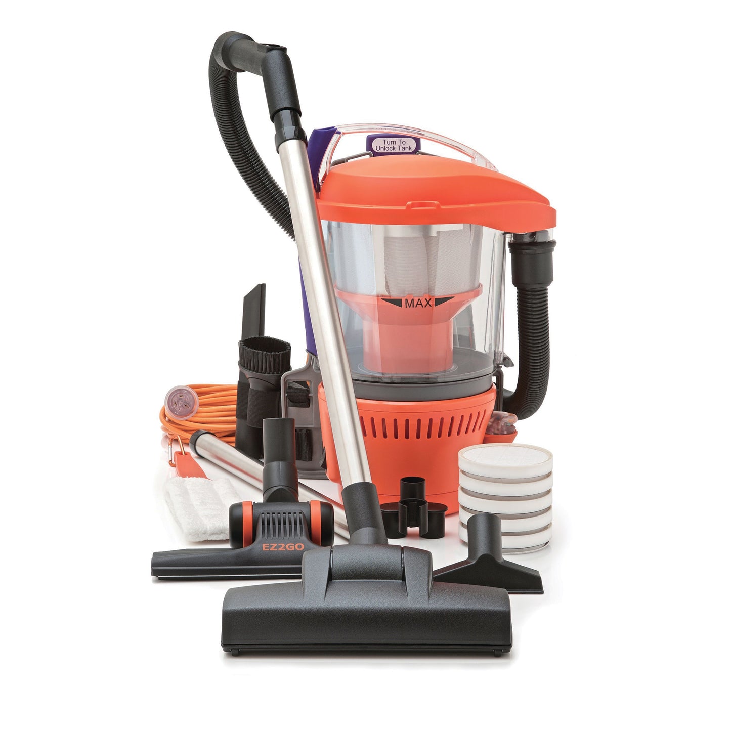 Rugged® Advantage Turbo 32mm Multi-Cyclone Backpack Vacuum Cleaner