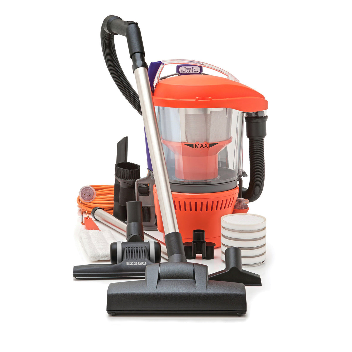 Rugged® Advantage Turbo 32mm Multi-Cyclone Backpack Vacuum Cleaner