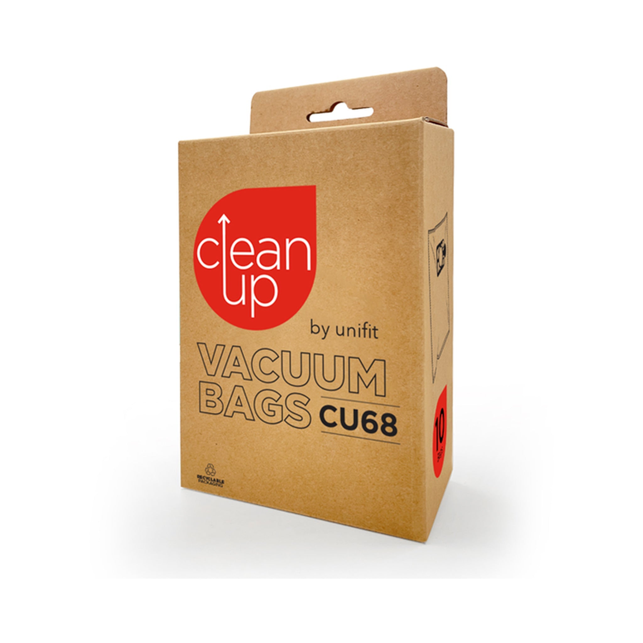 CleanUp CU68 Vacuum Bags 10 Pack – Godfreys Online - The Vacuum ...