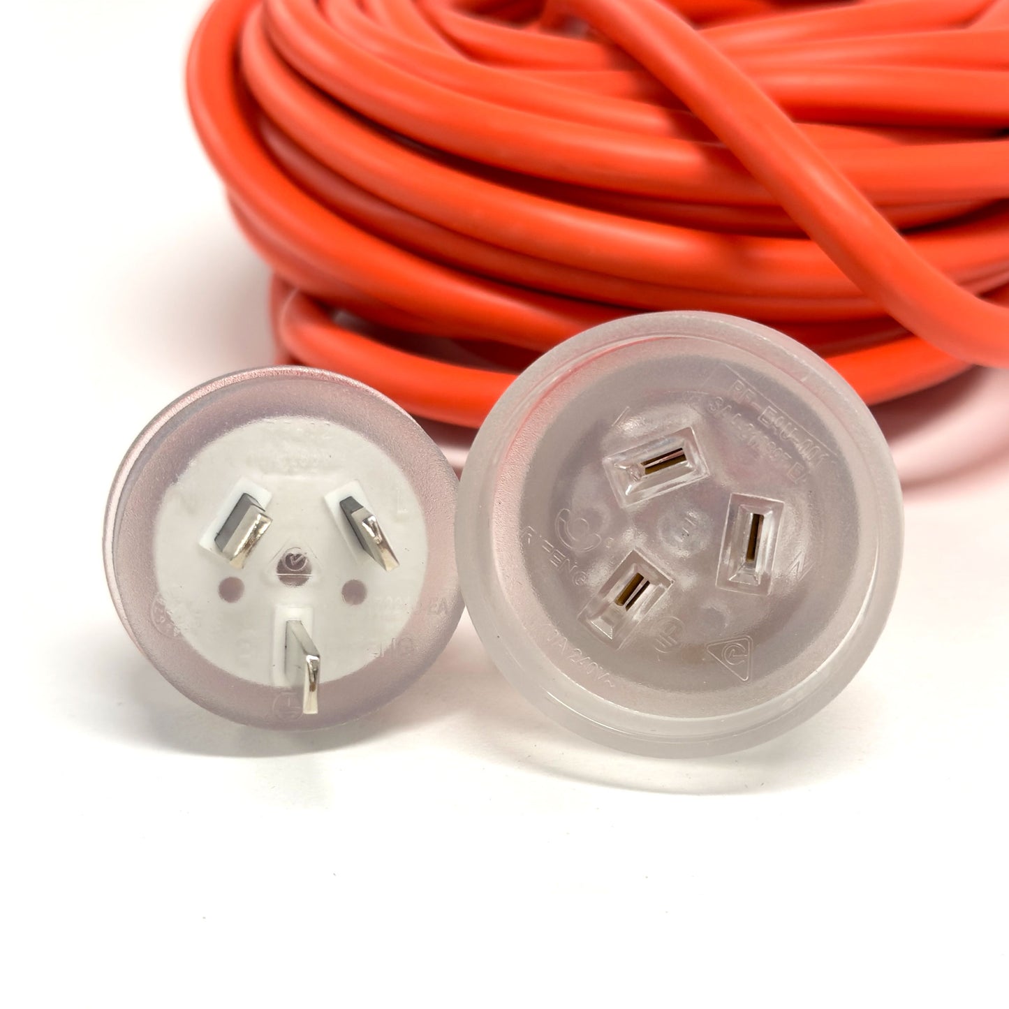 Vacspare 10 Amp 3 Core Orange Extension Cord 20 Metres