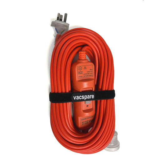 Vacspare Extension Cord Orange 20 Metres 10 Amp