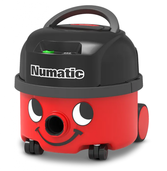 Numatic NBV190NX Henry Red 8L Battery Operated Canister Vacuum Cleaner (Batteries Included)