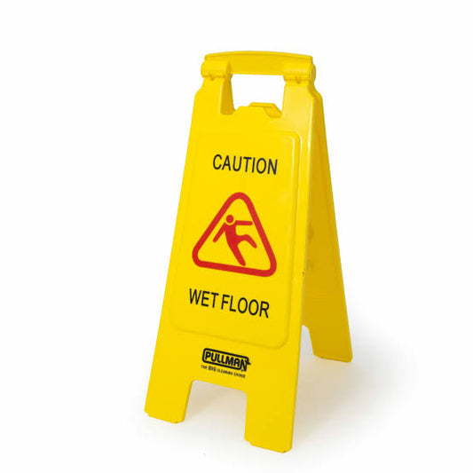 Pullman Yellow Caution Wet Floor Sign