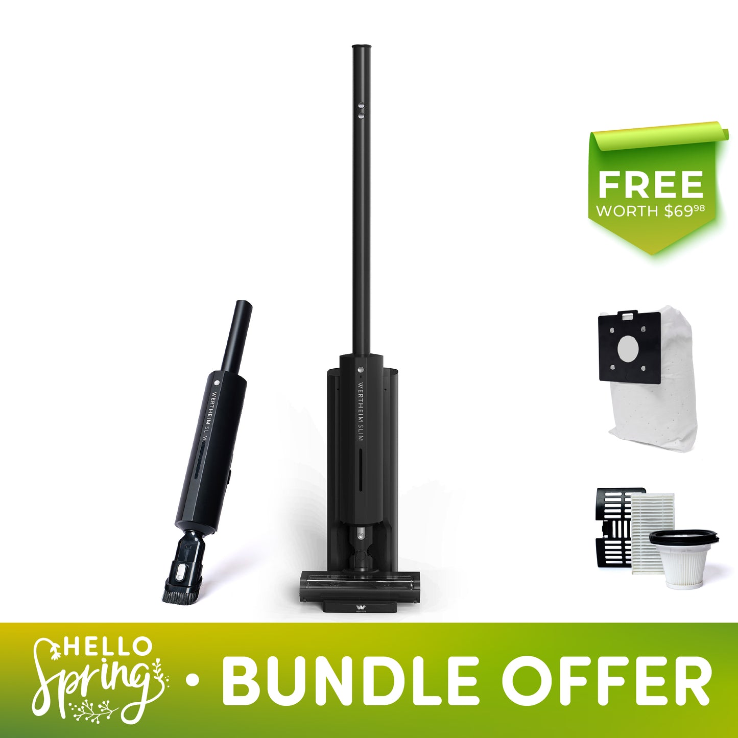 Wertheim Slim Stick Vacuum With Empty Station